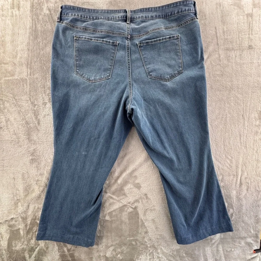Old Navy Bootcut Jeans Womens 22 Blue High Rise Stretch Y2K‎ Denim Kicker Fit